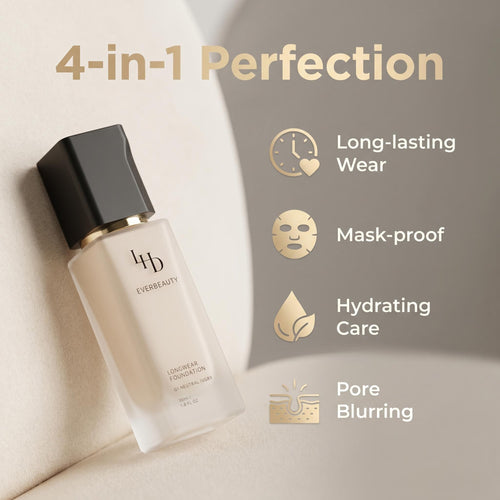 LDH EVERBEAUTY Longwear Matte Foundation, Transfer-Proof Hydrating Base 30ml