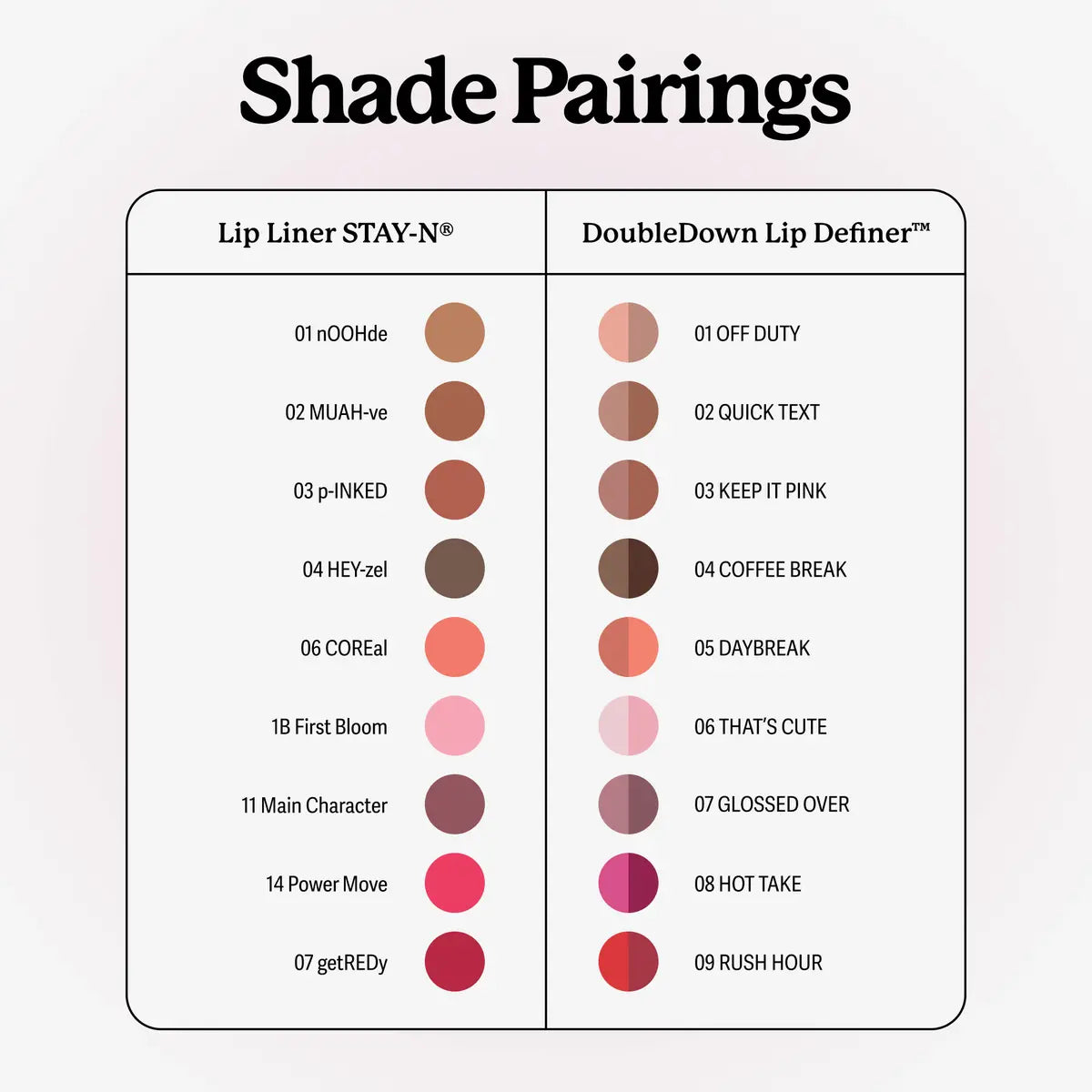 DoubleDown Lip Definer - 2-in-1 Lip Liner & Balm, Long-Lasting K-Beauty Lipstick with Satin Finish, Avocado Oil & Vitamin E