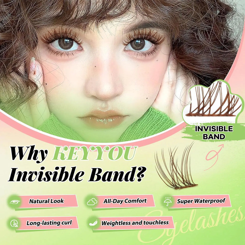 Venus Aurora Naiad DIY Lashes Clusters - Natural & Waterproof