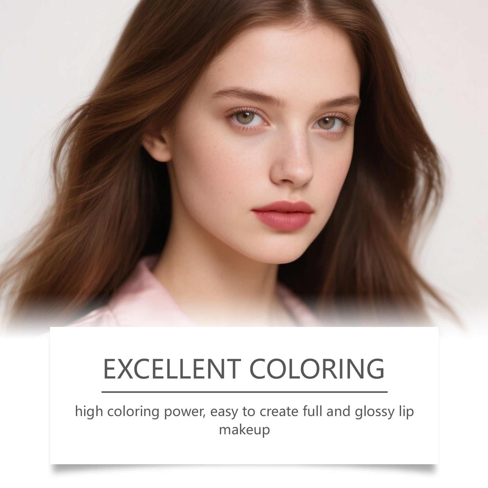 Zephoco Metallic Shine Lipstick, High Pigment Smooth Cream Lip Stick Long Lasting Moisturizing Lip Makeup for Daily & Party