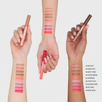 DoubleDown Lip Definer - 2-in-1 Lip Liner & Balm, Long-Lasting K-Beauty Lipstick with Satin Finish, Avocado Oil & Vitamin E