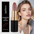 Hydrating Glitter Diamond Lipstick Stick, Non-Sticky Long Lasting Shiny Lip Gloss, 3D Plump Lip Makeup For All Occasions