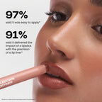 DoubleDown Lip Definer - 2-in-1 Lip Liner & Balm, Long-Lasting K-Beauty Lipstick with Satin Finish, Avocado Oil & Vitamin E