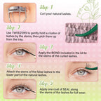 Venus Aurora Naiad DIY Lashes Clusters - Natural & Waterproof