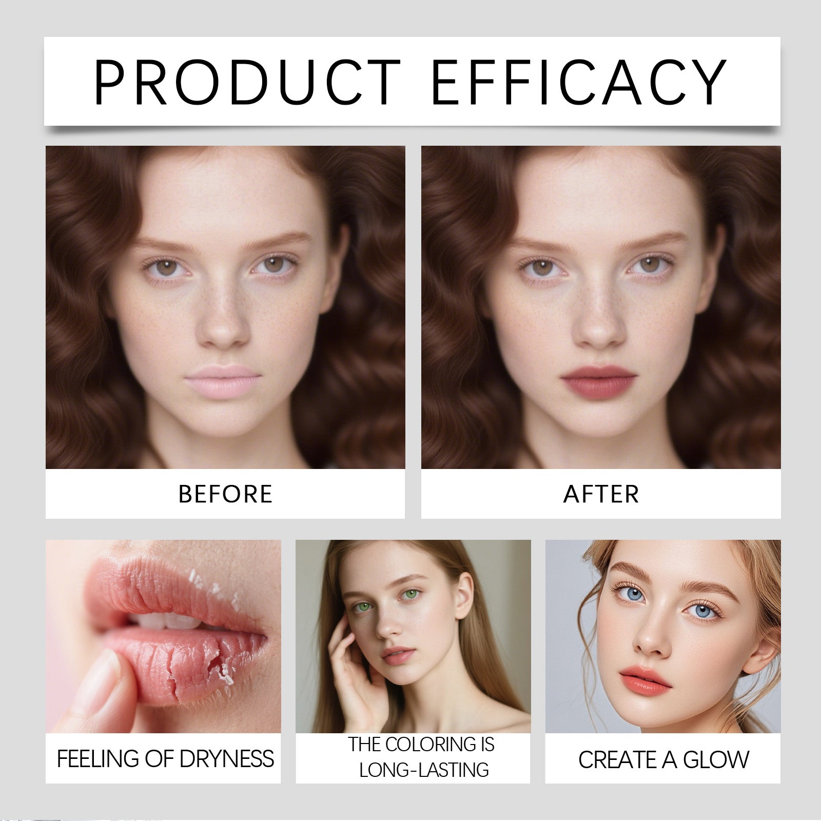 Hydrating Glitter Diamond Lipstick Stick, Non-Sticky Long Lasting Shiny Lip Gloss, 3D Plump Lip Makeup For All Occasions