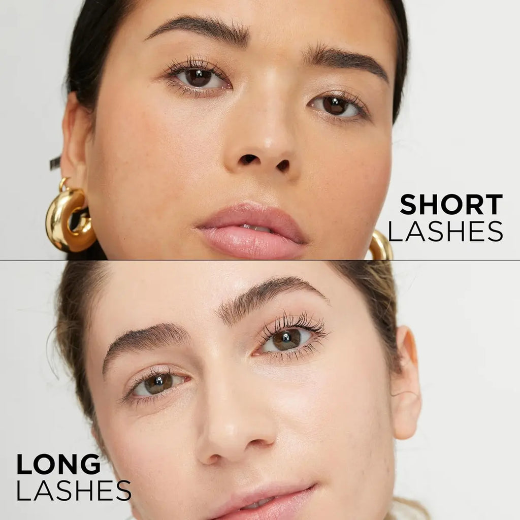 Lengthening Mascara—delivers lengthening, curling, and volumizing effects for fluffy, clump-free lashes; features a lightweight, smudge-proof, and transfer-resistant formula; prevents "spidery" clumps; cruelty-free and paraben-free.