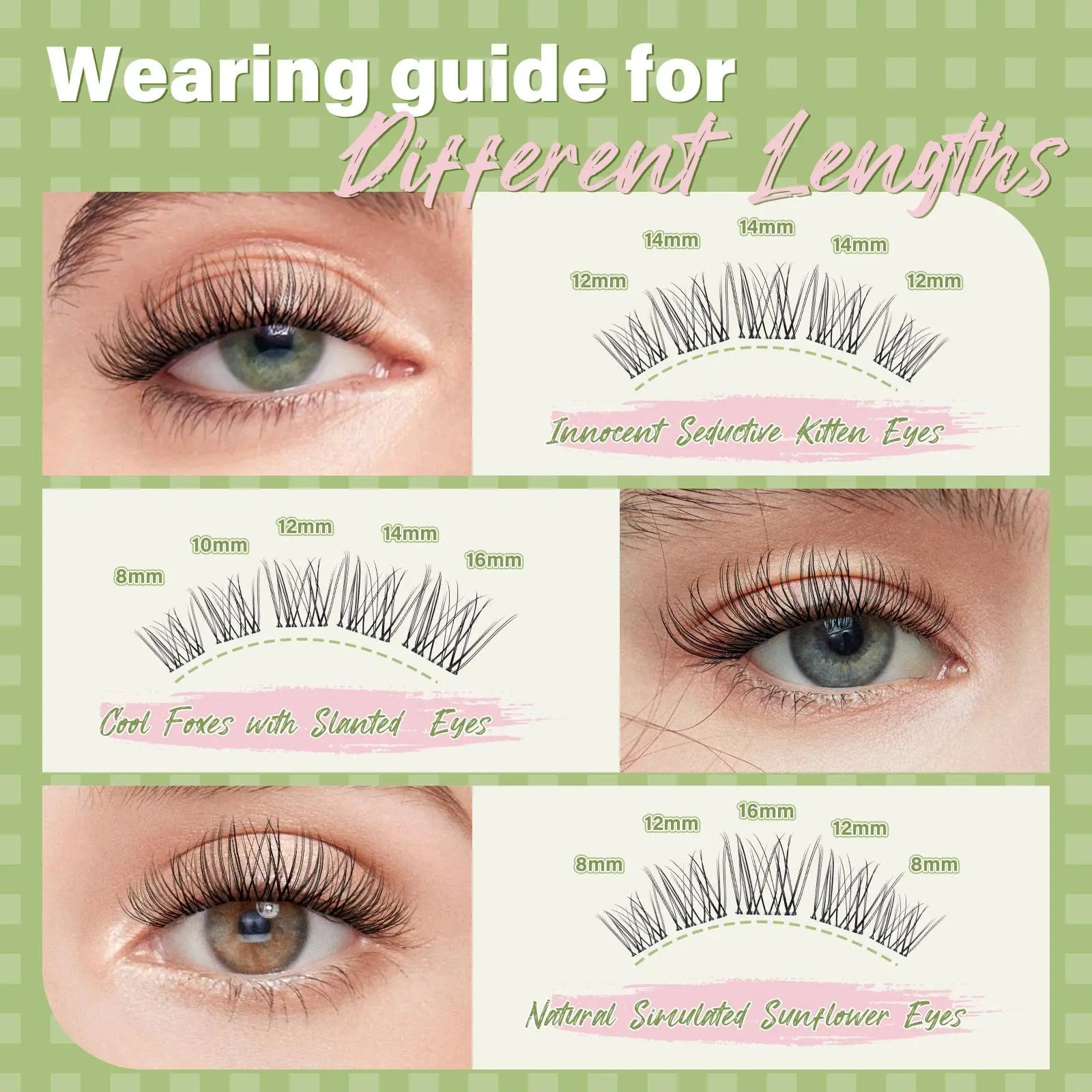 Venus Aurora Naiad DIY Lashes Clusters - Natural & Waterproof