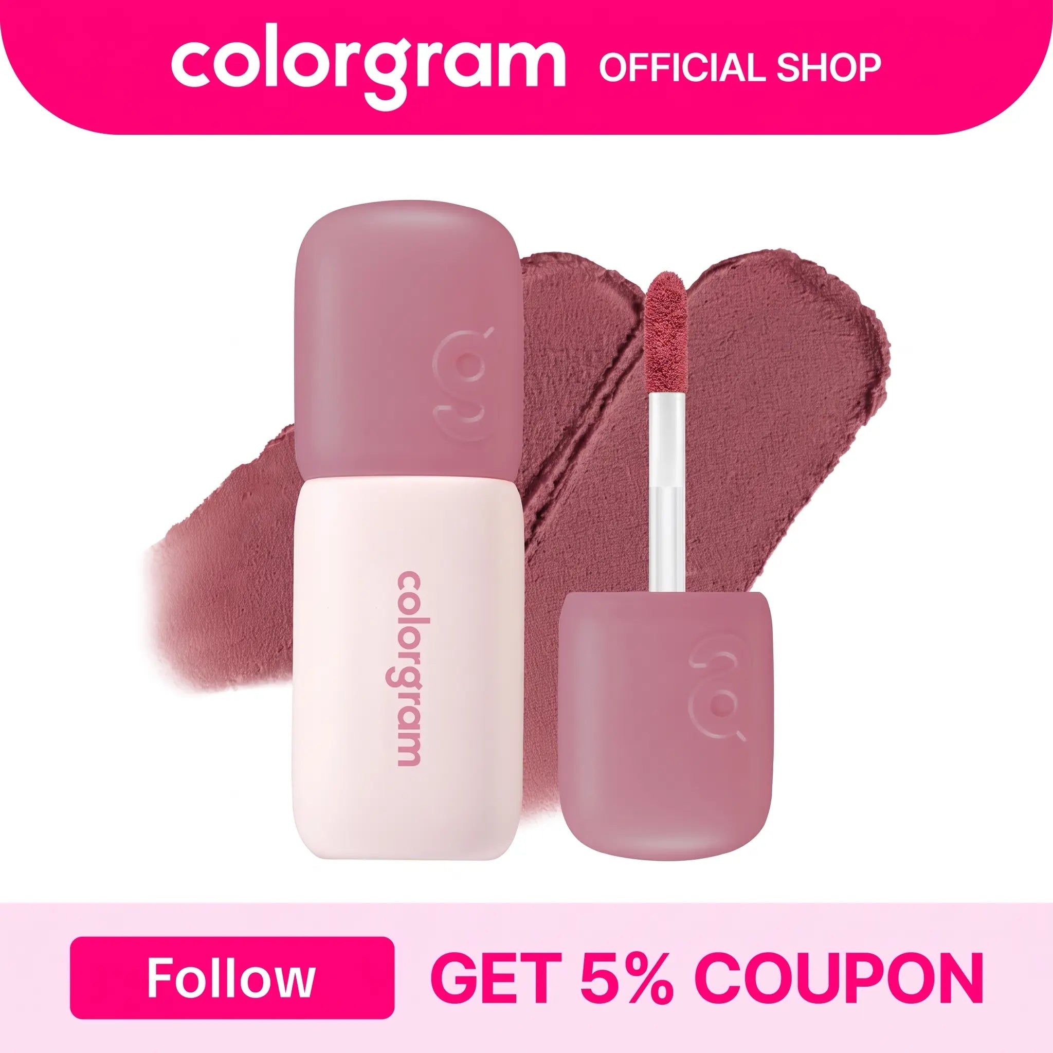 COLORGRAM NUDE BLUR TINT - Soft Matte Lip & Cheek Stain