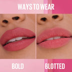 Serum Lipstick, Satin & Matte, 8H Moisture, Oil-Blend + Hyaluronic Acid.