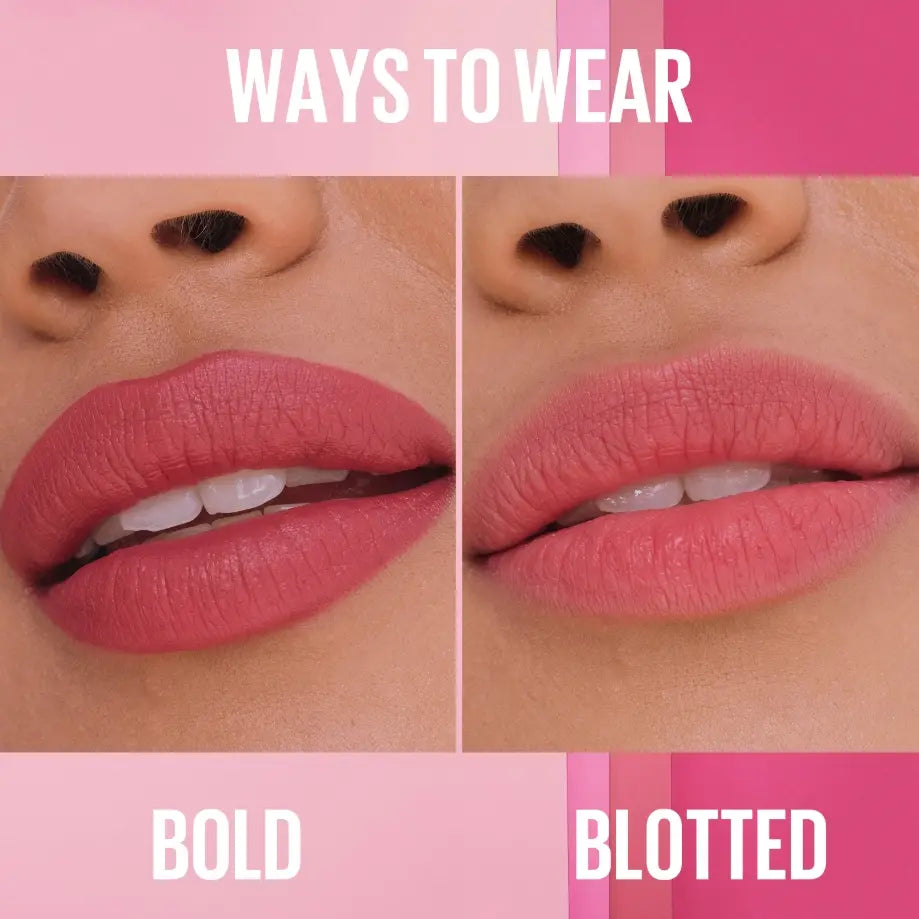 Serum Lipstick, Satin & Matte, 8H Moisture, Oil-Blend + Hyaluronic Acid.